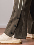 Quilted Joggers: Slate Korean Joggers