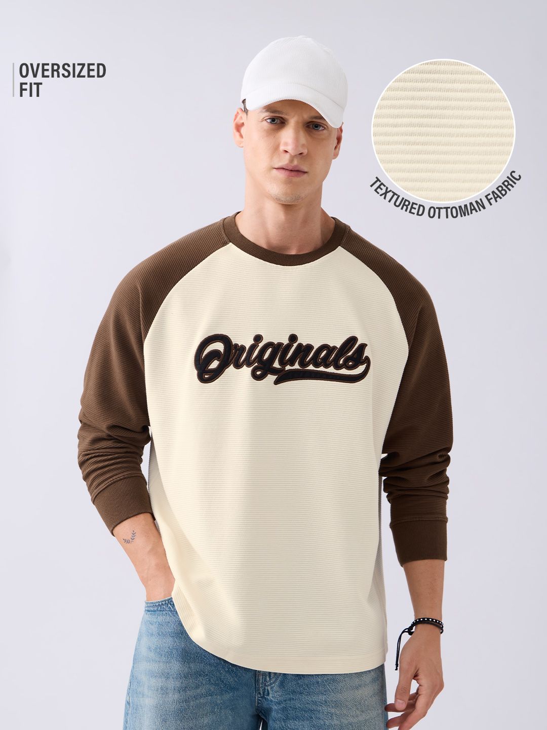 TSS Originals: Marshmallow Oversized Full Sleeve T-Shirts