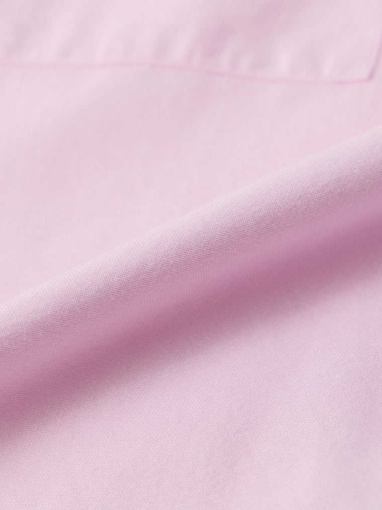 Oxford Shirt: Soft Pink Men Boxy Fit Shirts