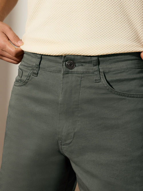 Chino Shorts: Forest Sage Chino Shorts