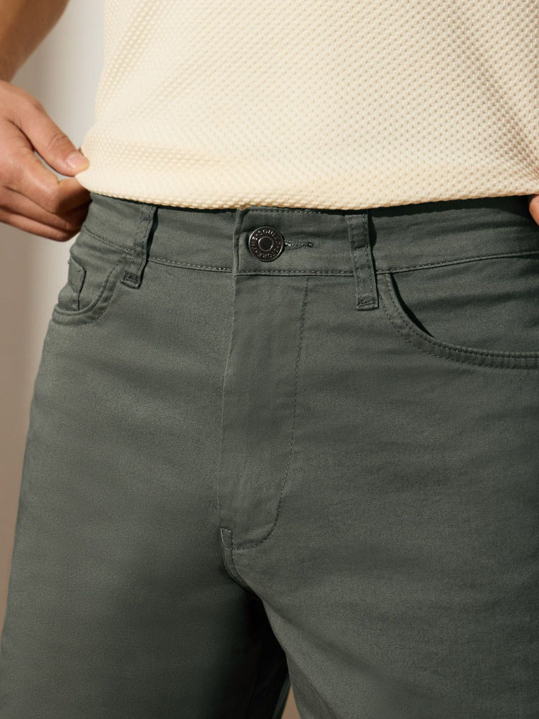 Chino Shorts: Forest Sage Chino Shorts