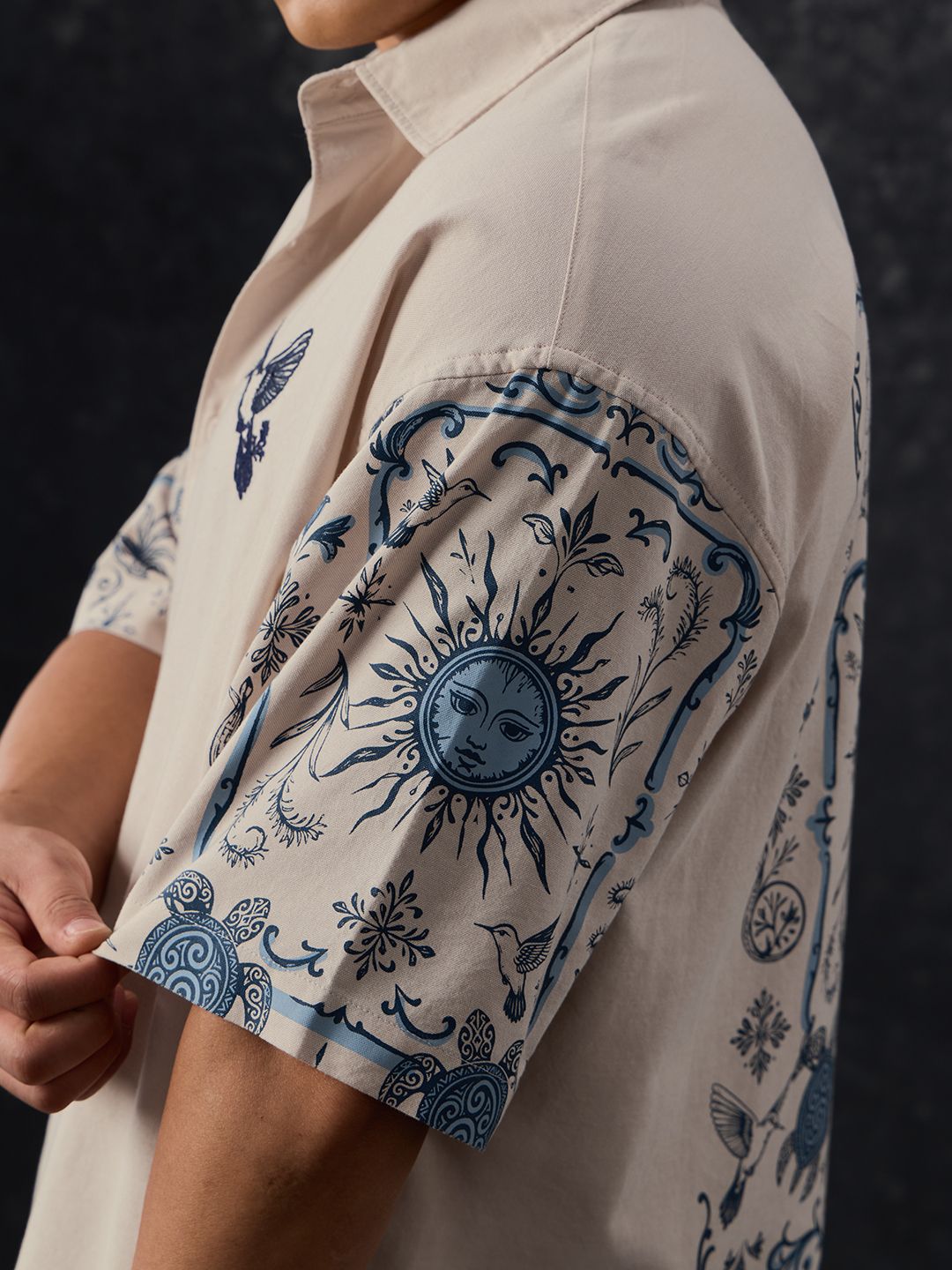 Oversized Shirt: Nature's Tattoo Oversized Shirts