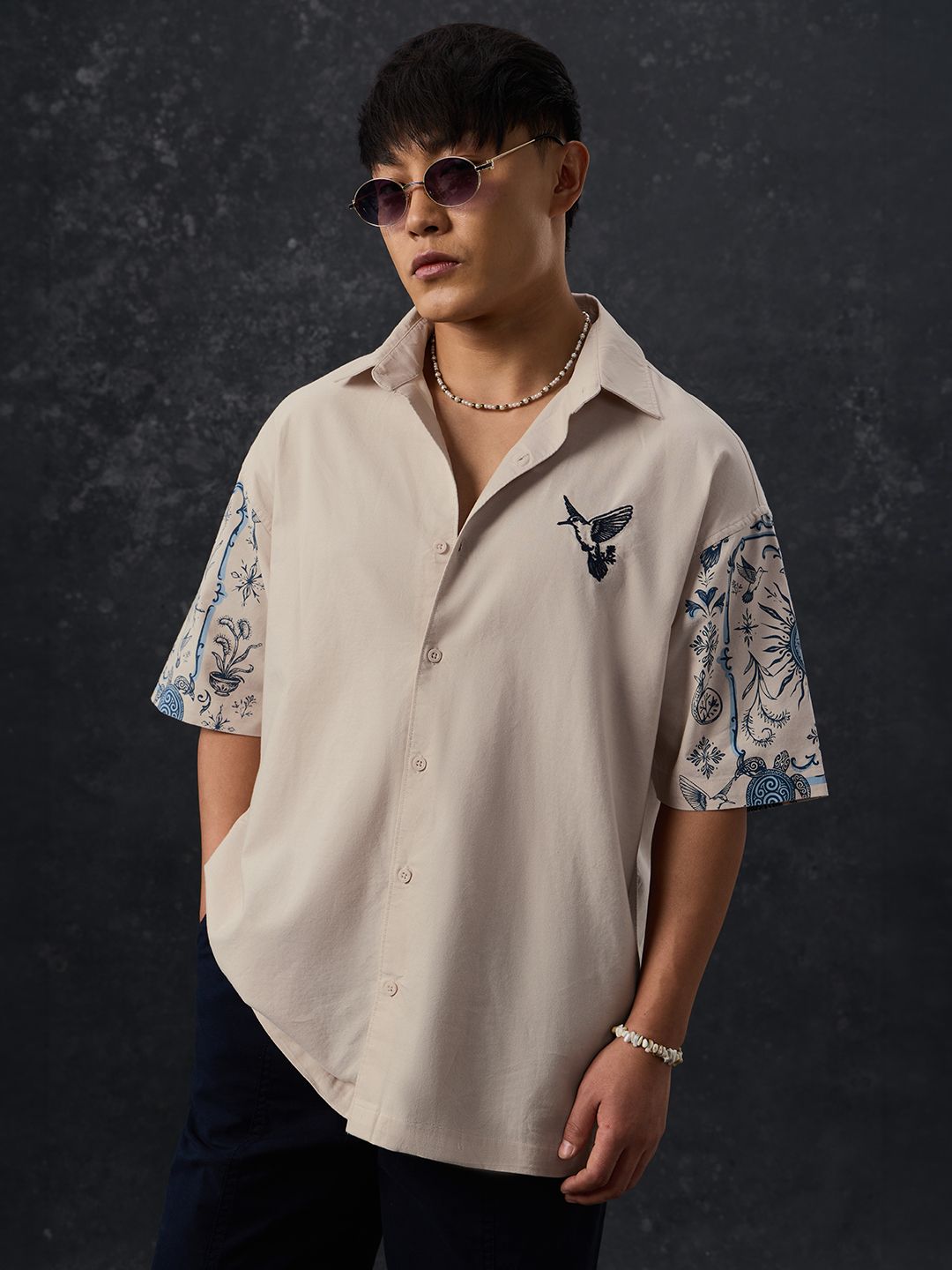 Oversized Shirt: Nature's Tattoo Oversized Shirts