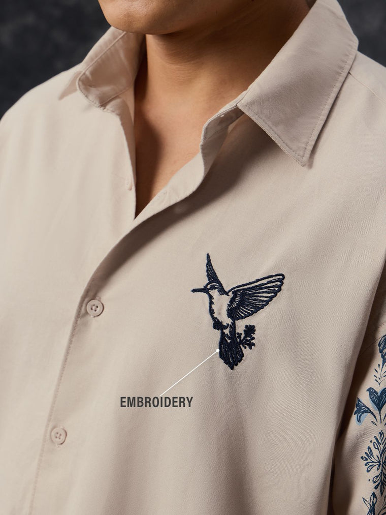 Oversized Shirt: Nature's Tattoo Oversized Shirts