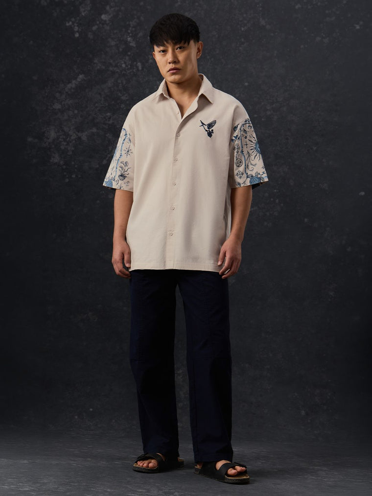 Oversized Shirt: Nature's Tattoo Oversized Shirts