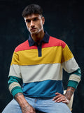 Colourblock Rugby Polo: Colourwave Men Rugby Polos