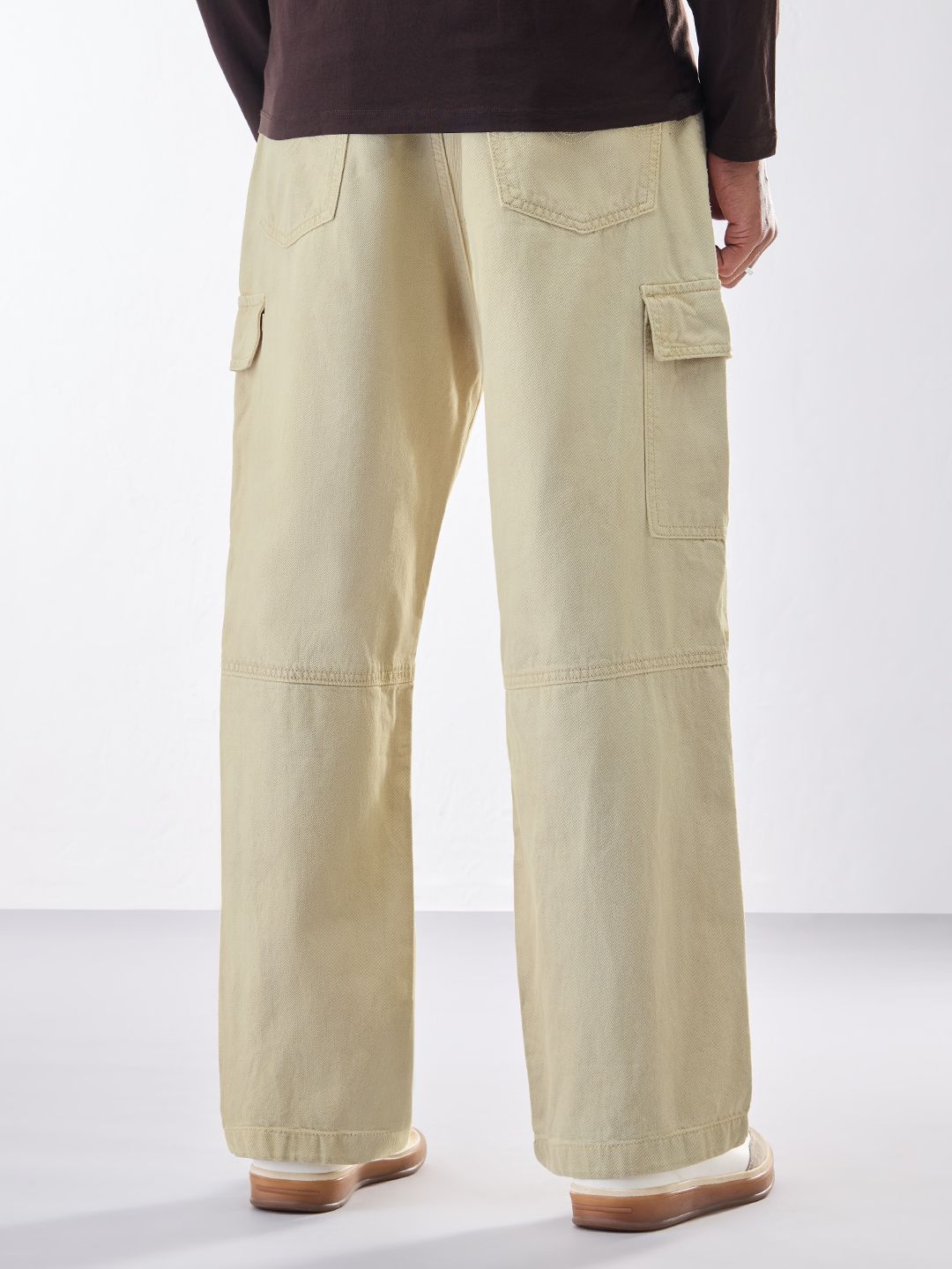 Cargo Denims: Vanilla Men Cargo Jeans