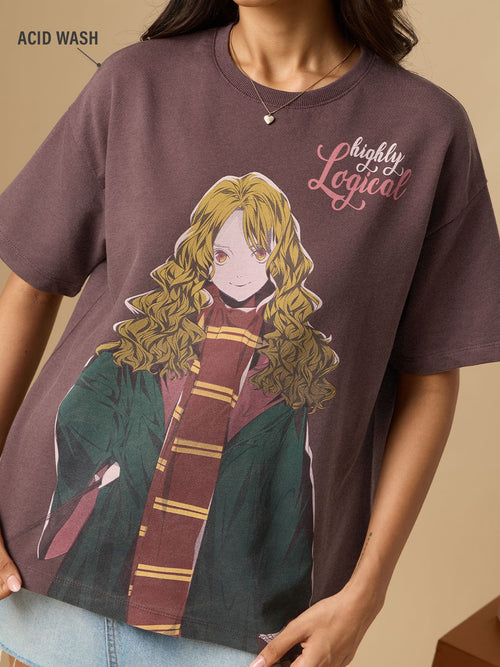 Harry Potter: Highly Logical Women Oversized T-Shirts