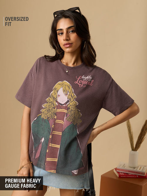 Harry Potter: Highly Logical Women Oversized T-Shirts