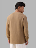 Textured T-shirt: Affogato Oversized Full Sleeve T-Shirts