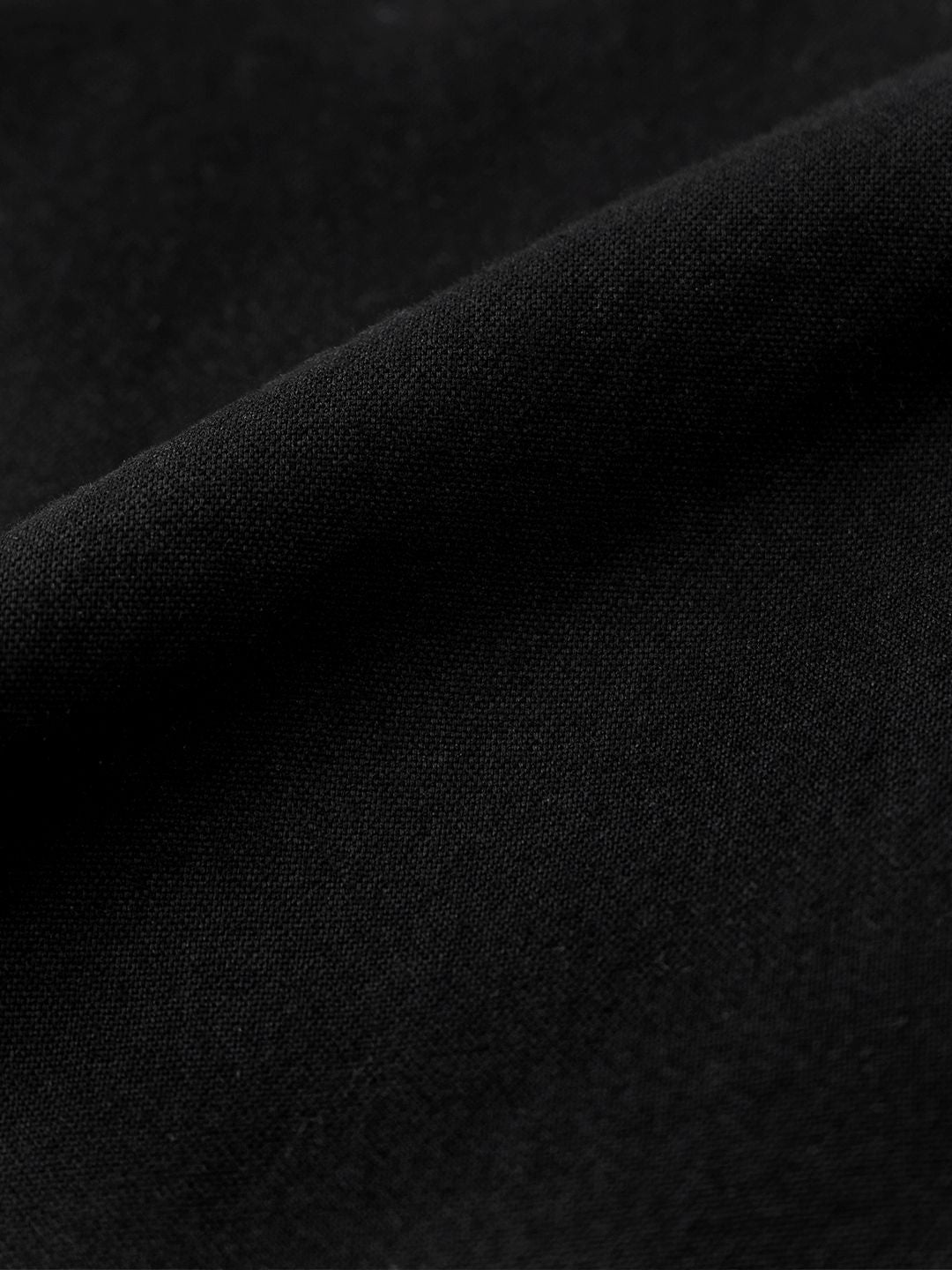 Oxford Shirt: Midnight Black Men Boxy Fit Shirts