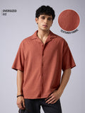 Oversized Shirt: Signia Men Textured Shirts