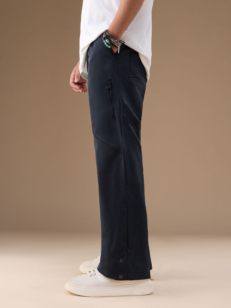 Airlight Utility Pants: Navy Blue Men Pants
