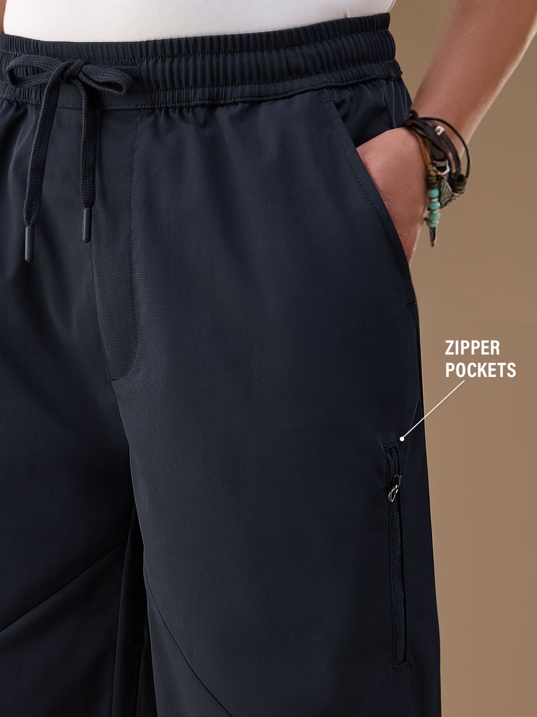 Airlight Utility Pants: Navy Blue Men Pants