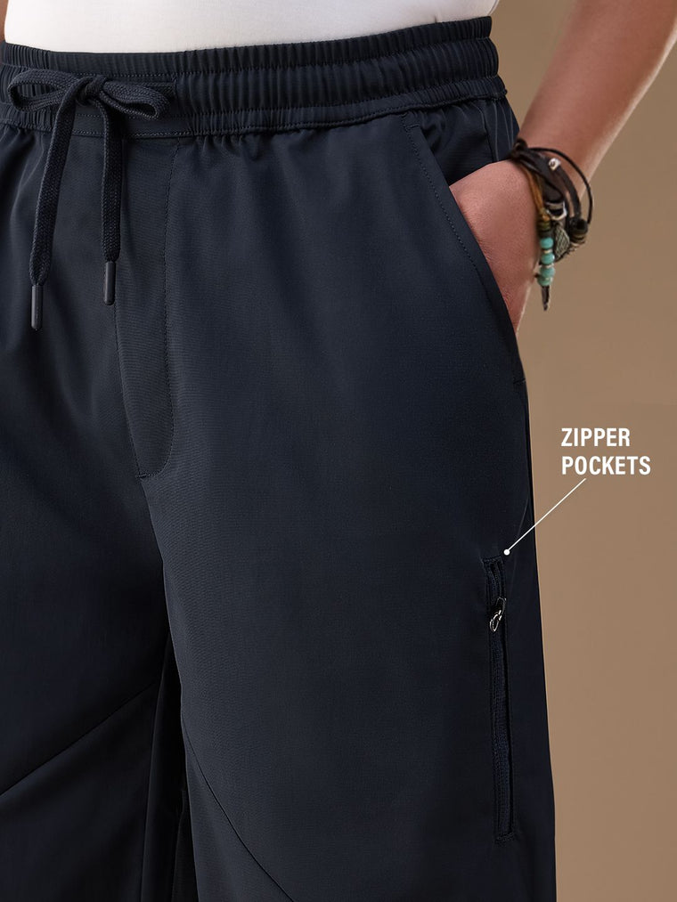 Airlight Utility Pants: Navy Blue Men Pants