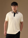 Premium Polo: Tofu white Classic Polos