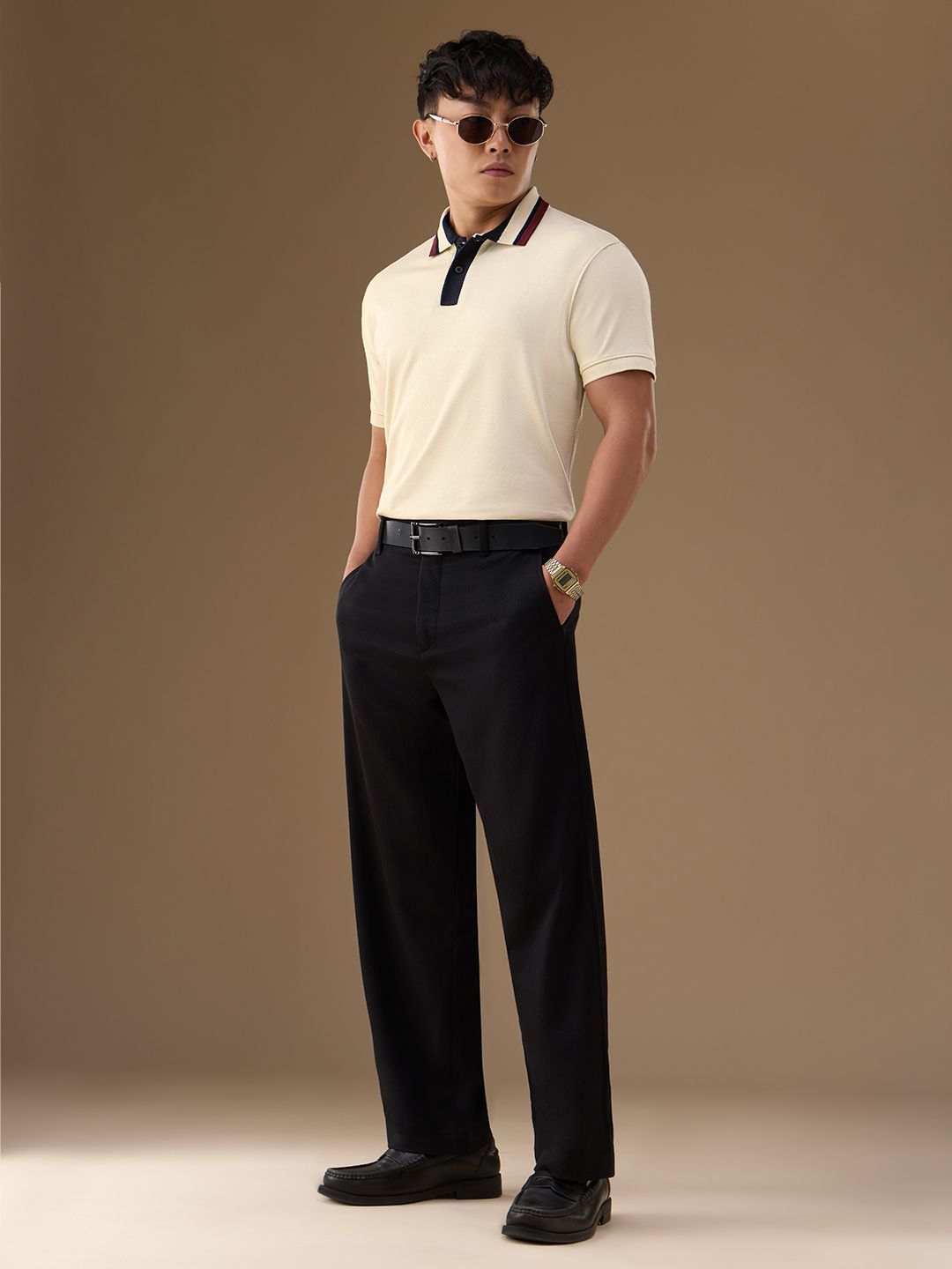 Premium Polo: Tofu white Classic Polos