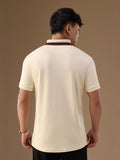 Premium Polo: Tofu white Classic Polos