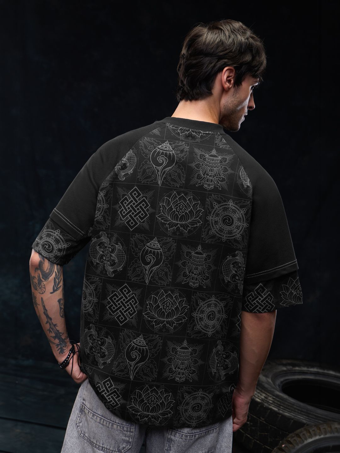 Tibetan Tales: Good Luck Super Oversized T-Shirts