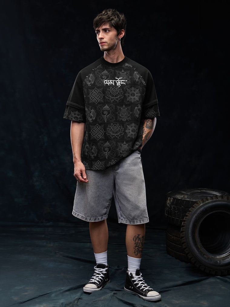 Tibetan Tales: Good Luck Super Oversized T-Shirts
