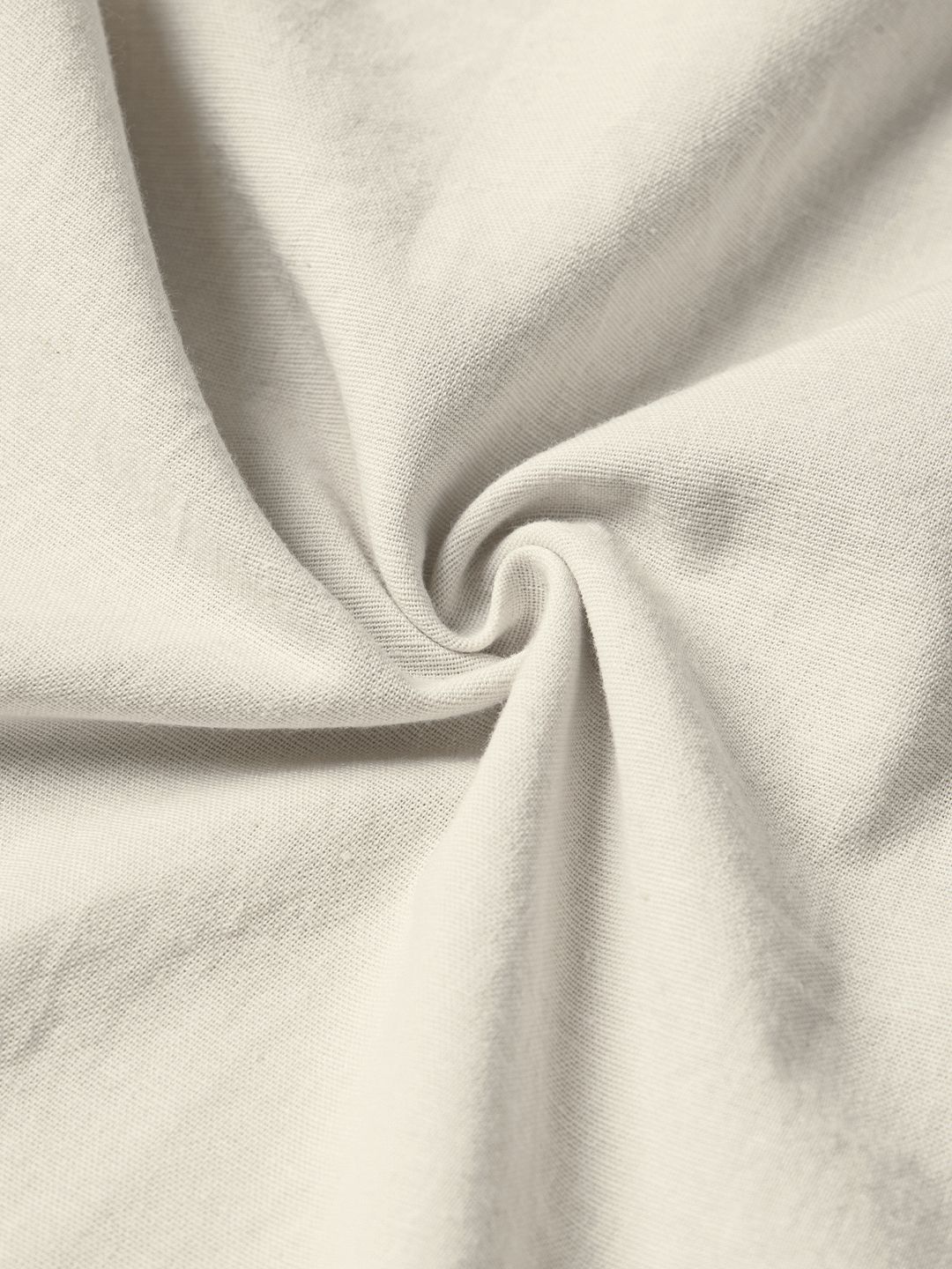 Cotton Linen Shirt: Ivory Heart Women Oversized Shirts