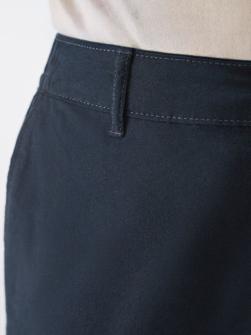 Linen Pants: Indigo Cotton Linen Pants