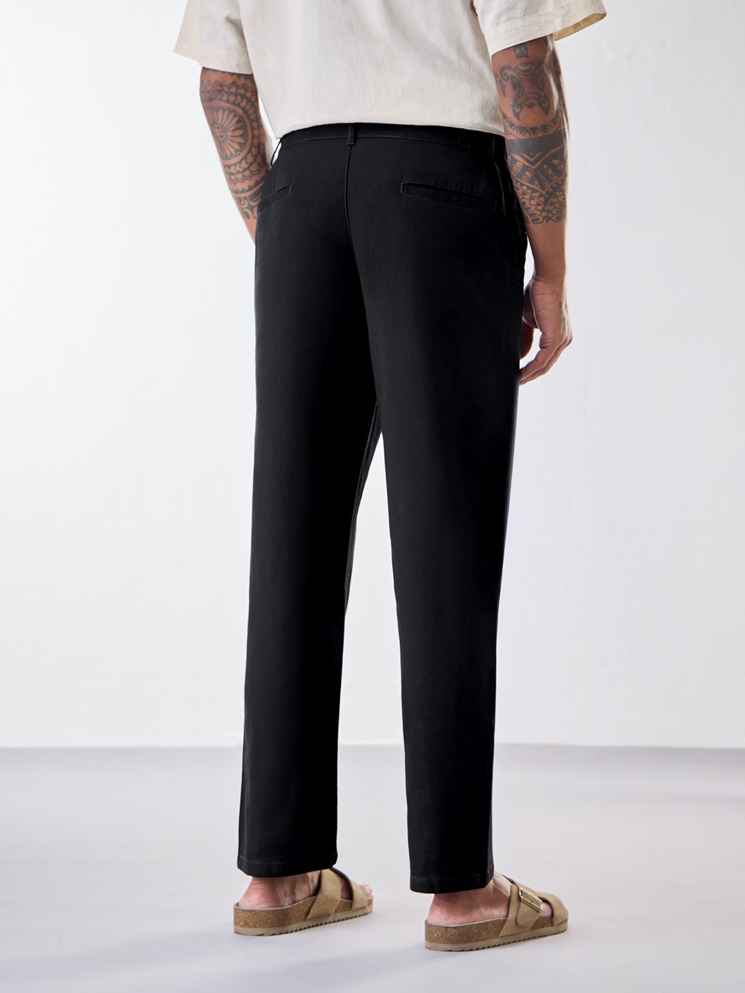 Linen Pants: Carbon Black Cotton Linen Pants