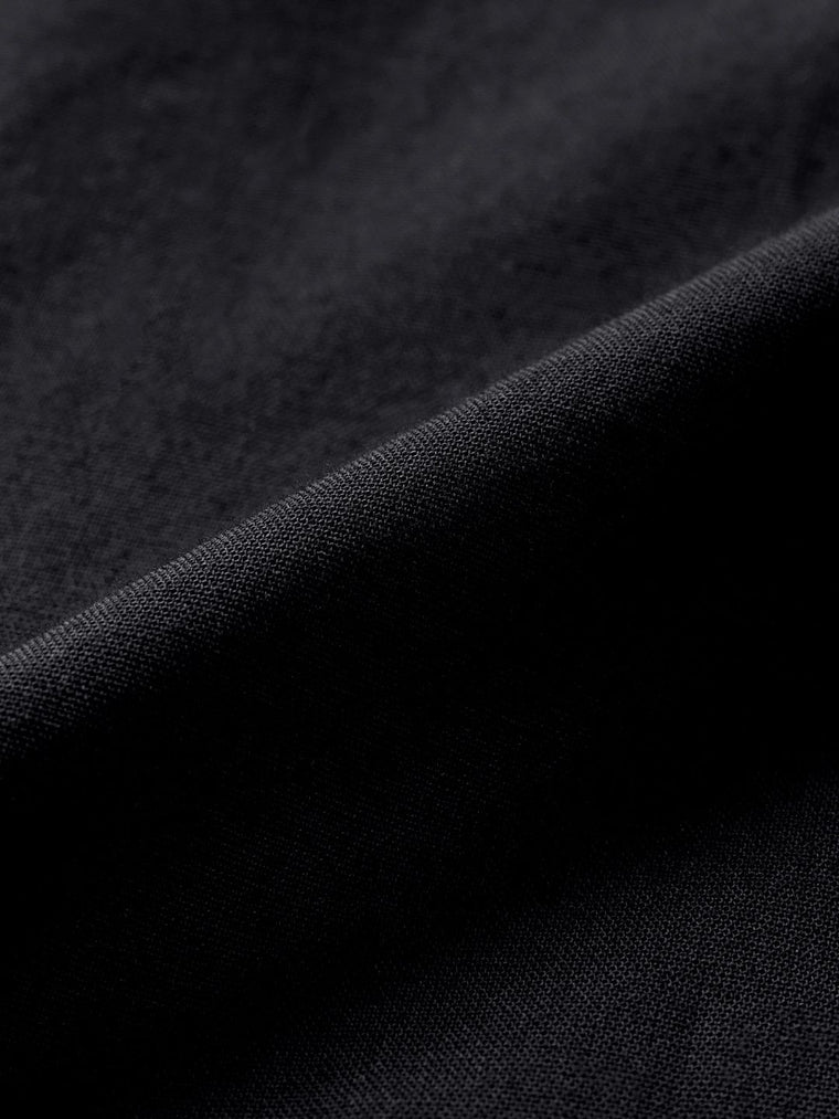 Linen Pants: Carbon Black Cotton Linen Pants