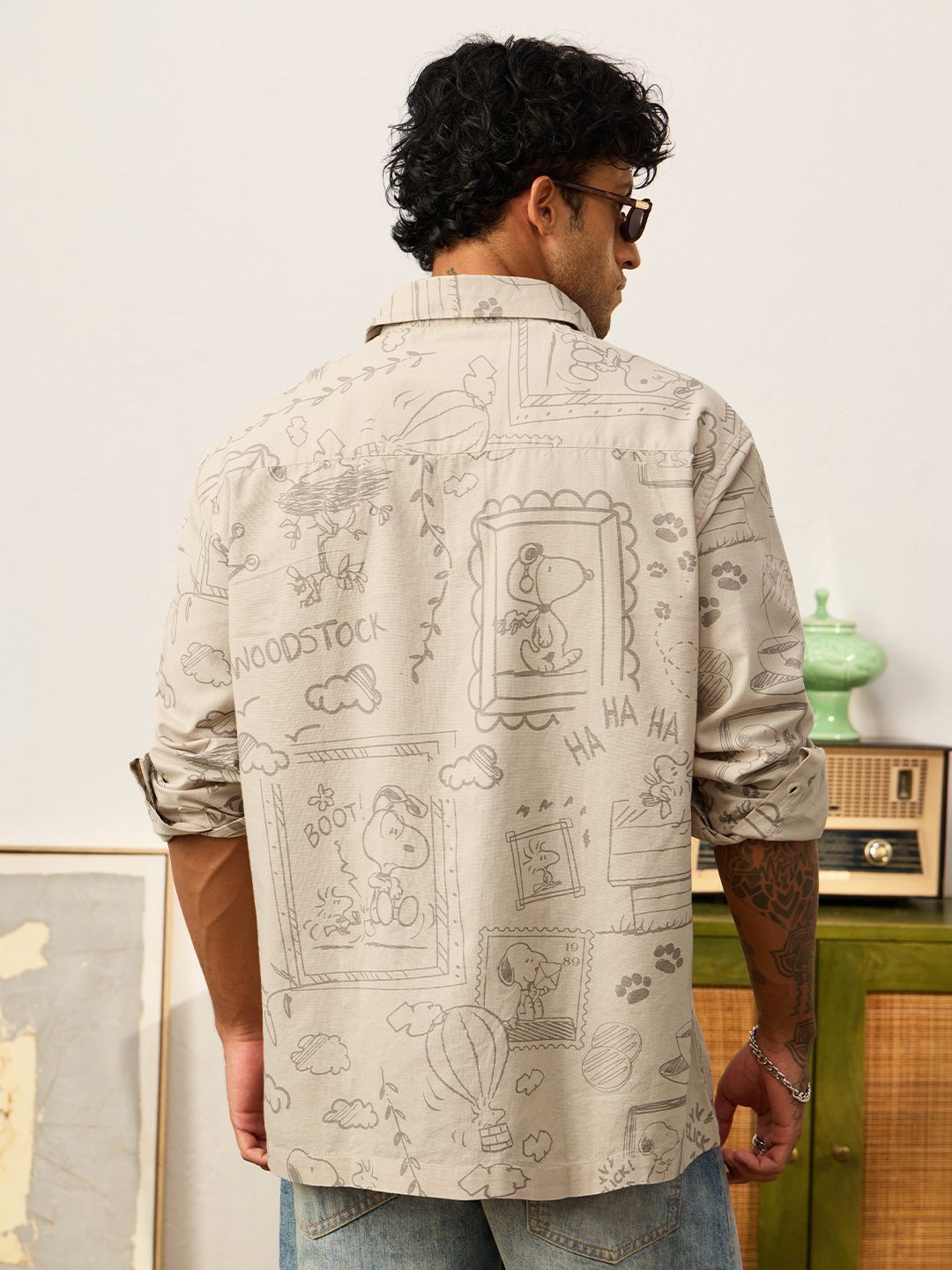 Cotton Linen: Peanuts Life Cotton Linen Shirts