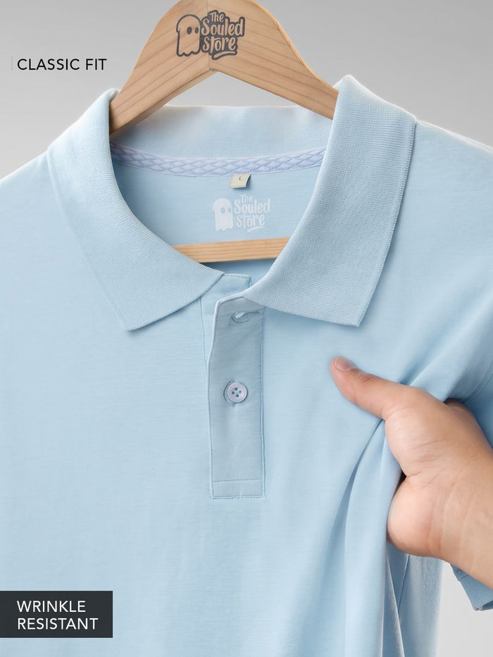 Power Polo: Cerulean Blue Classic Polos