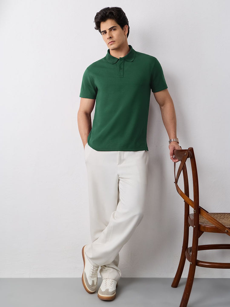 Power Polo: Emerald Green Classic Polos