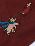 Pets Stories Cotton Linen Shirt: Dog Walker Women Relaxed Shirts