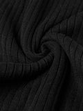 Ribbed Dress: Black Heart Women Fashion Dresses