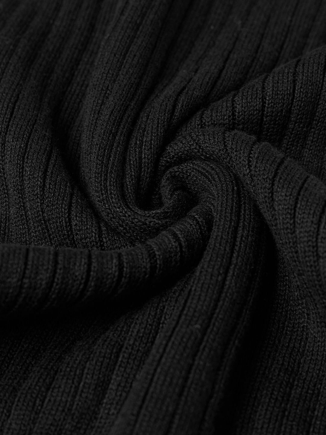 Ribbed Dress: Black Heart Women Fashion Dresses