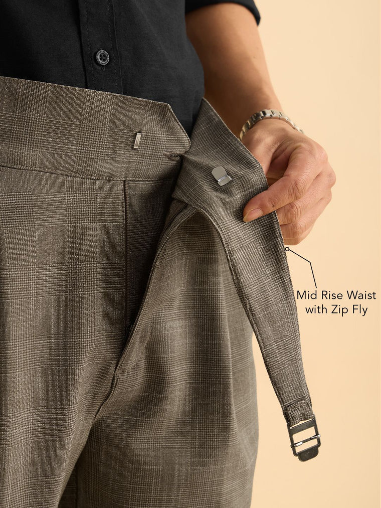 Gurkha Pants: Sepia Men Super Flex Pants