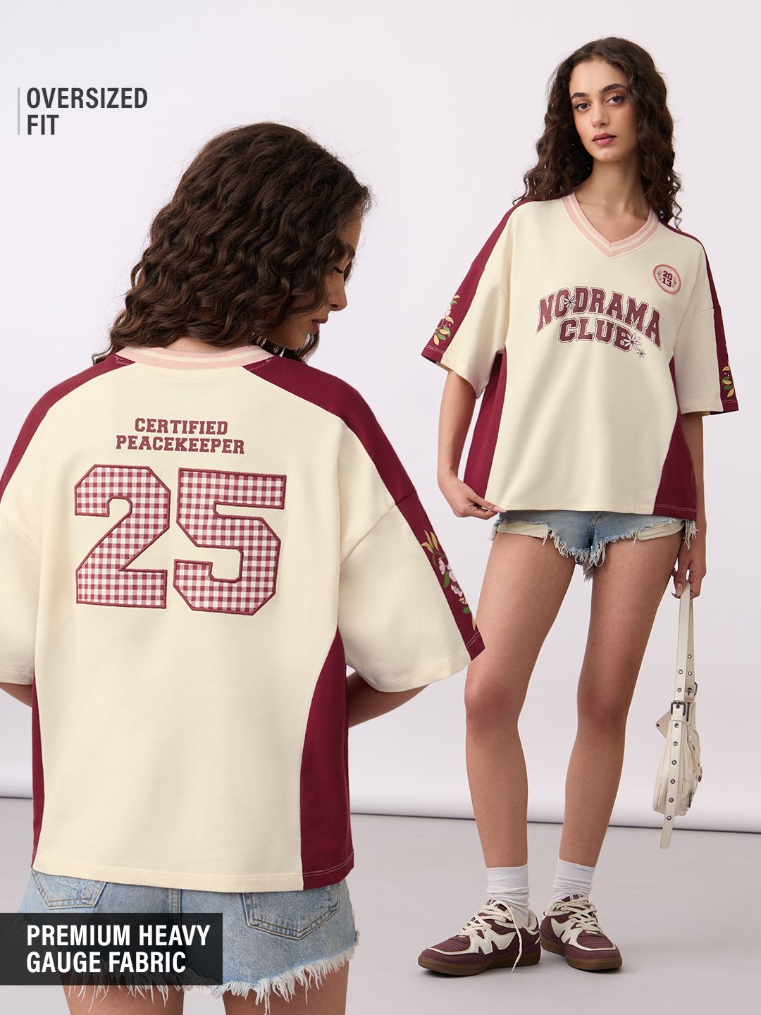 TSS Originals: No Drama Women Oversized T-Shirts