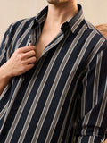 Cotton Linen Stripes: Harbour Cotton Linen Shirts
