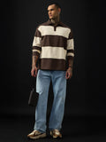 Rugby Polo: Mocha Men Rugby Polos