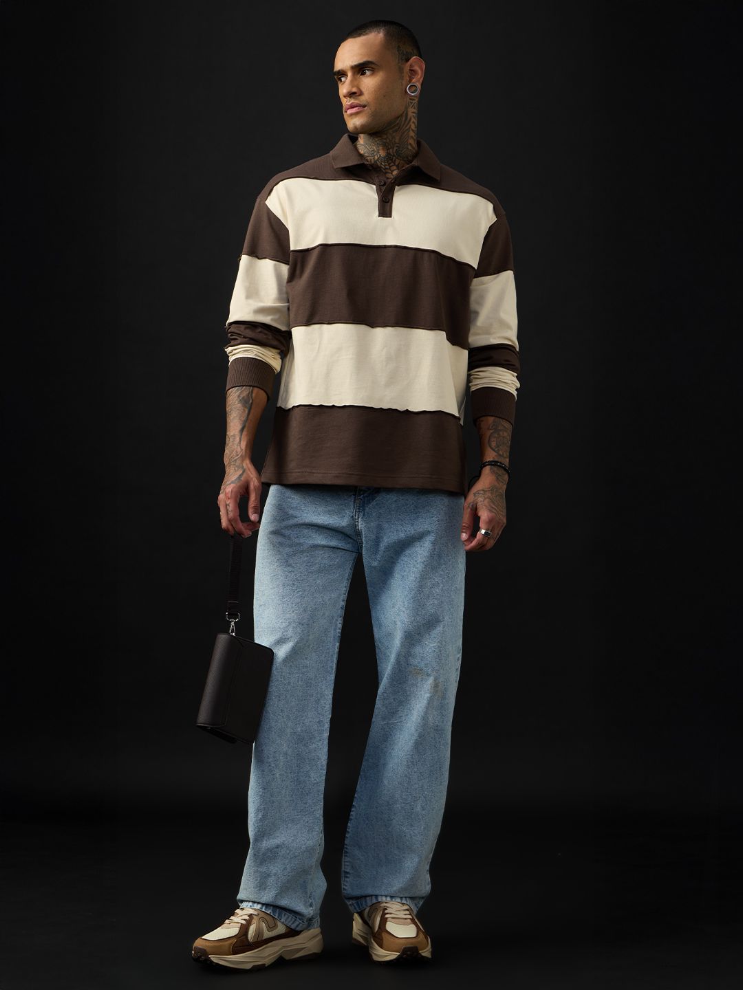 Rugby Polo: Mocha Men Rugby Polos