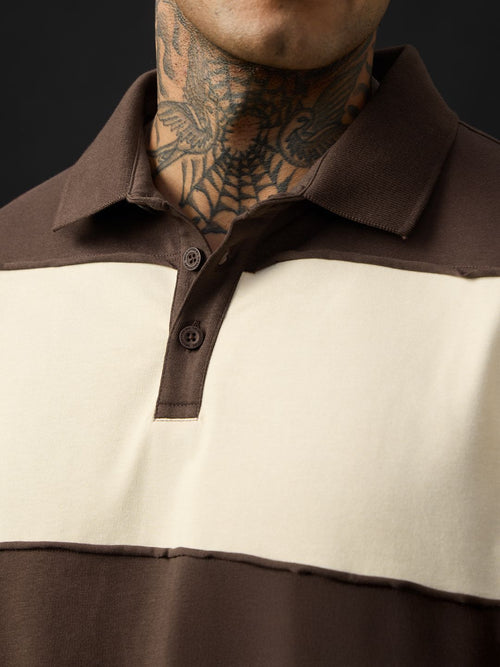 Rugby Polo: Mocha Men Rugby Polos