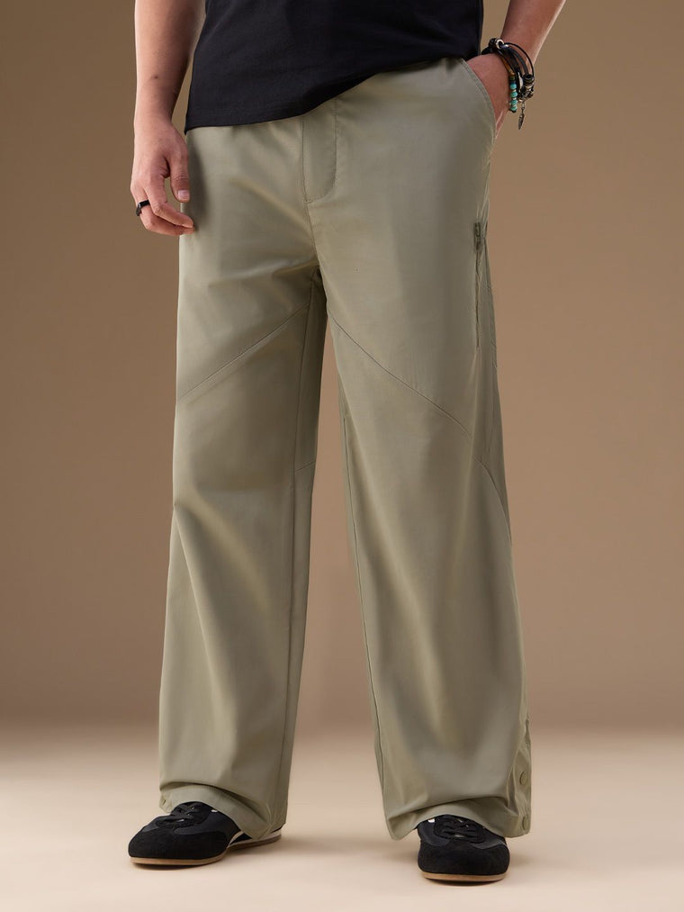 Airlight Utility Pants: Vintage Khaki Men Pants