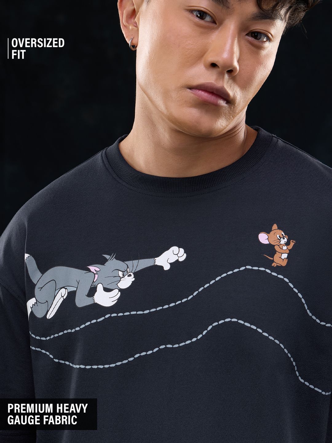 Tom & Jerry: Catch Me Oversized T-Shirts