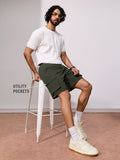 Utility Shorts: Graphite Men Cargo Shorts