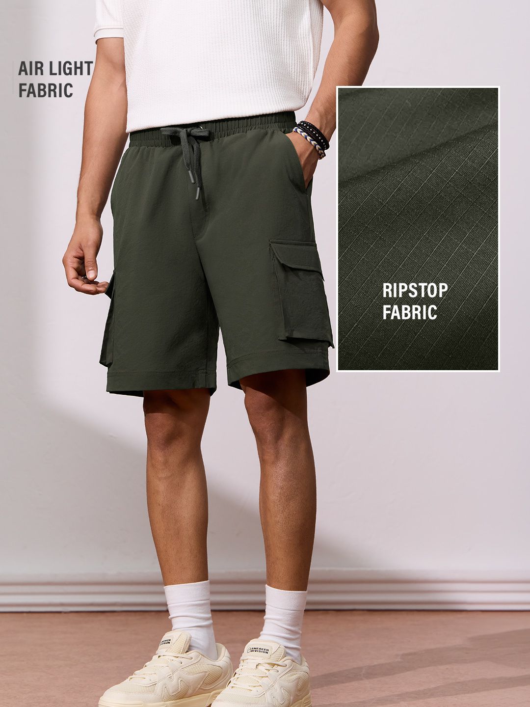 Utility Shorts: Graphite Men Cargo Shorts