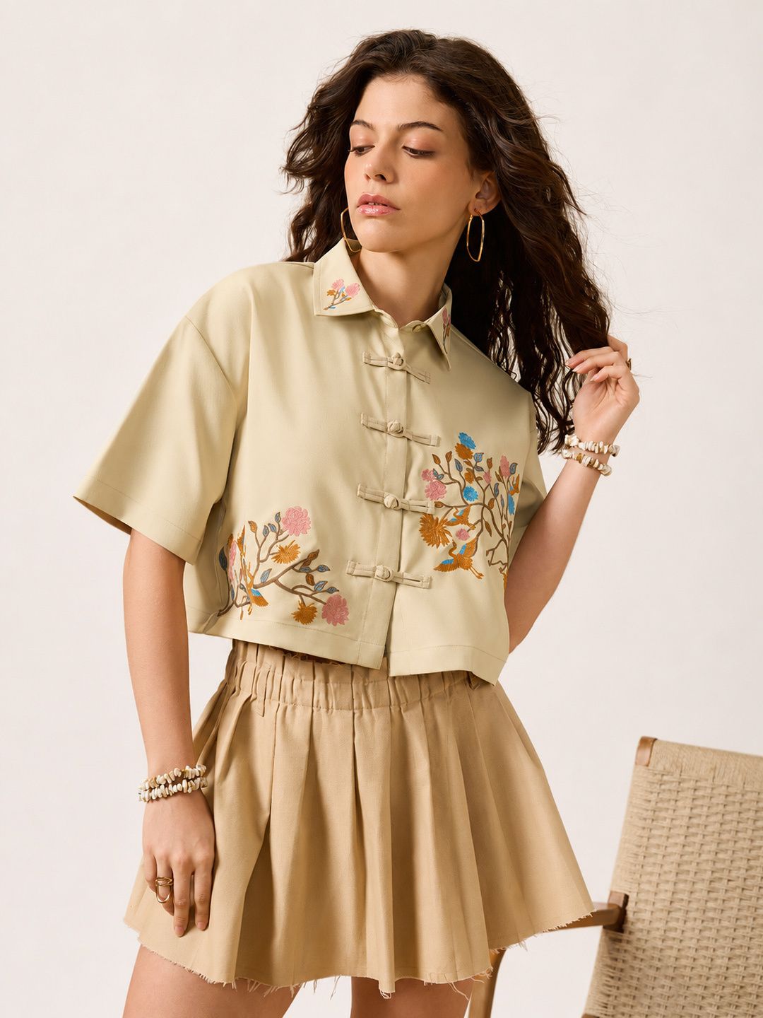 TSS Originals: Ochiru Women Cropped Shirts