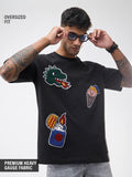 Oversized T-Shirt: Fire & Ice Oversized T-Shirts