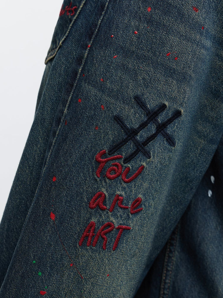 Baggy-Fit Denim: Art Is Love Women Baggy Denims
