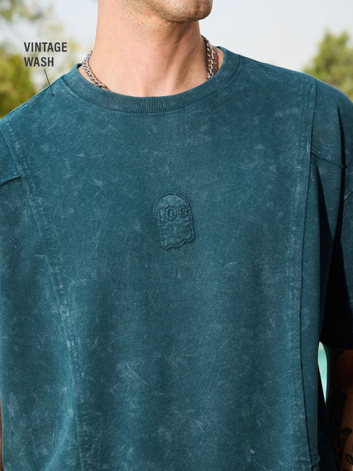 TSS Originals: Macau Blue Oversized T-Shirts