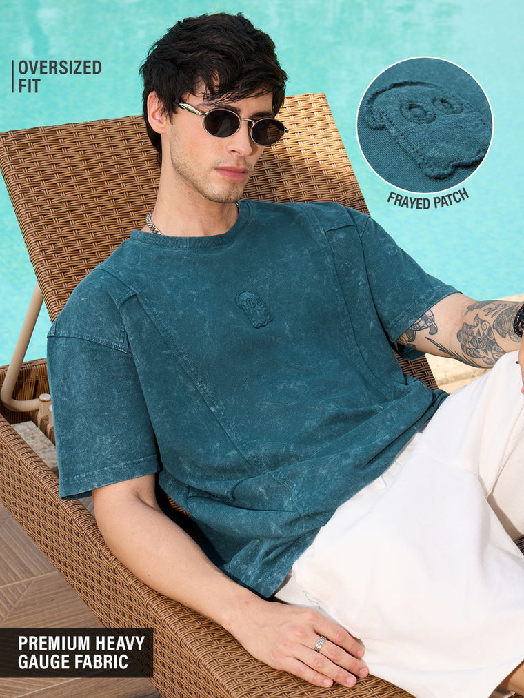 TSS Originals: Macau Blue Oversized T-Shirts