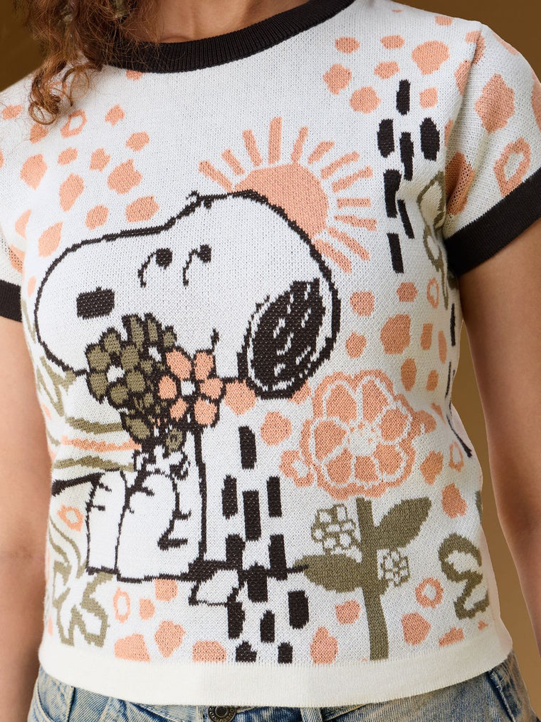Peanuts: Crayons Women Fitted T-Shirts